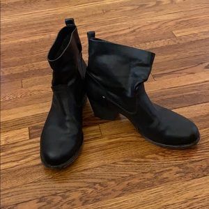 Rag & Bone Black Leather Ankle Boots